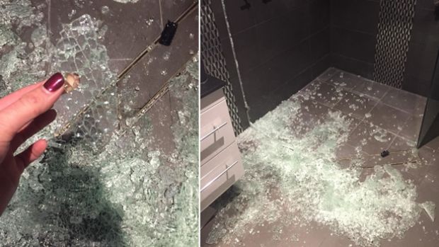 glass panel exploded